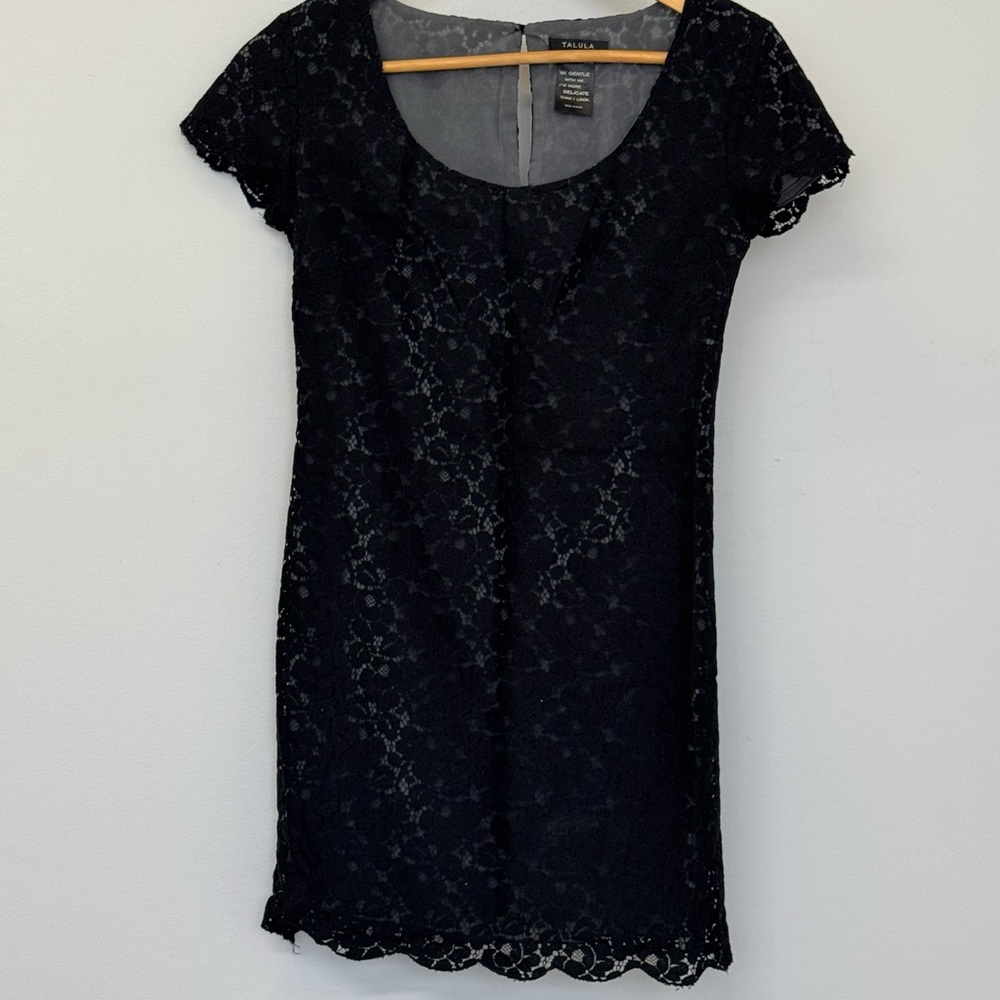 Talula Black Lace Mini Dress